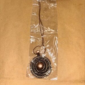 Paparazzi Bronze Circle Pendant Necklace